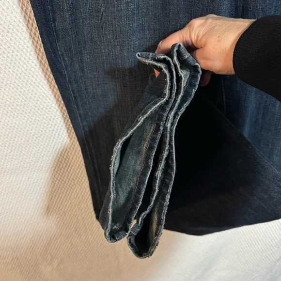 LUCKY BRAND Sz 14 Classic Rider Dark Blue Denim Jeans NEW WITH TAGS - Picture 8 of 12